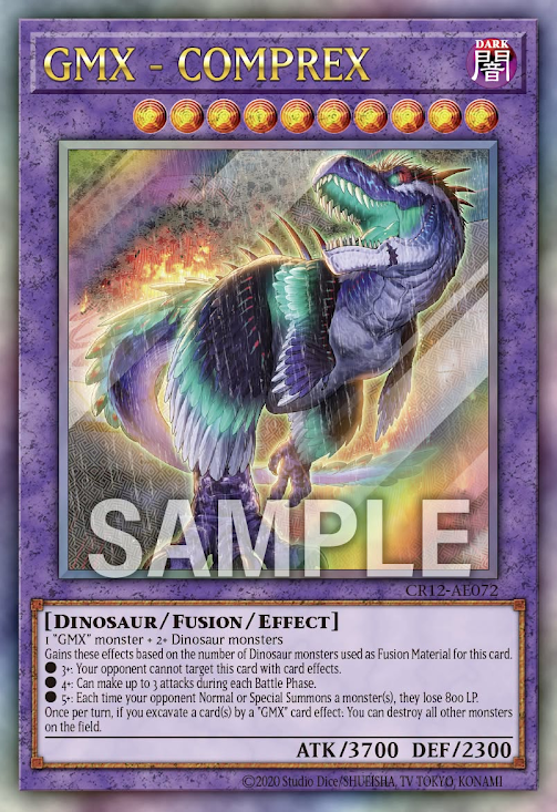 [遊戲王亞英] CR12-AE072 /GMX 混霸龍 /GMX - COMPREX / GMX - COMPREX / UTR