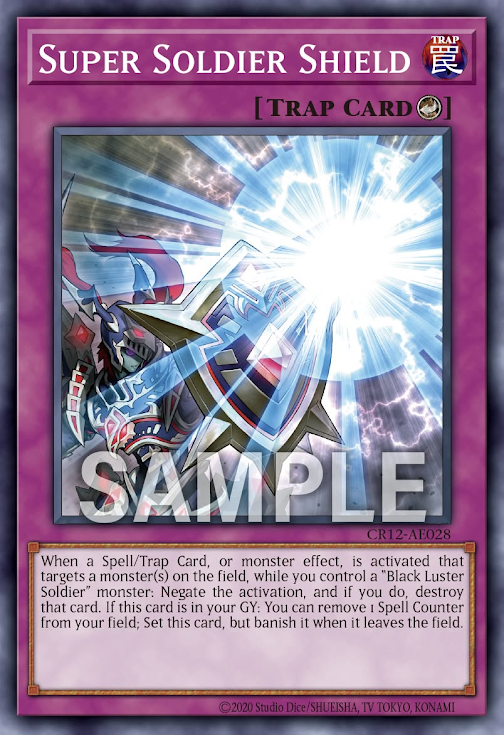 [遊戲王亞英] CR12-AE028 / 超戰士之盾 / 超戦士の盾 / Super Soldier Shield / N