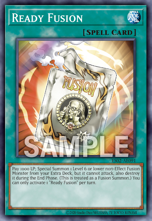 [遊戲王亞英] ES02-AE091 / 簡素融合 / 簡素融合 / Ready Fusion / SR