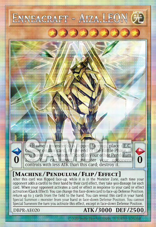 [遊戲王亞英] 糾罪巧-傲獅Aizaβ.LEON / 糾罪巧-Aizaβ.LEON / Enneacraft - Aiza.LEON