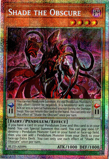 [遊戲王亞英] BLZD-AE096 / 朦朧陰影 / Shade the Obscure / PSER