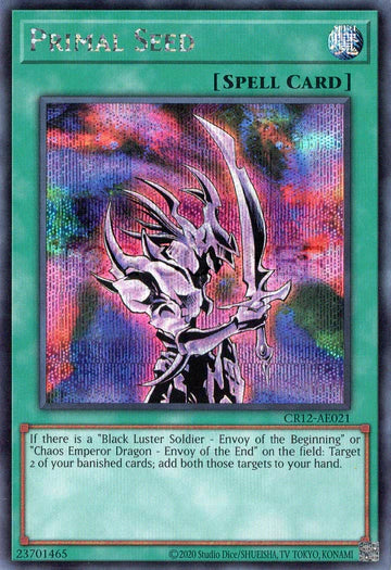 [遊戲王亞英] CR12-AE021 / 原初之種 / 原初の種 / Primal Seed / SER