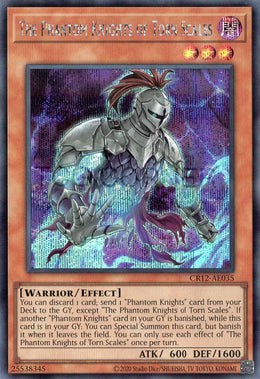[遊戲王亞英] CR12-AE035 / 幻影騎士團 裂鱗甲 / 幻影騎士団ティアースケイル / The Phantom Knights of Torn Scales / SER