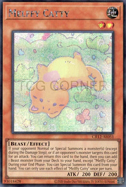 [遊戲王亞英] CR12-AE051 / 童話動物 小貓 / メルフィー·キャシィ / Melffy Catty / SER