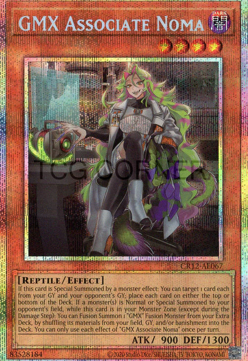 [遊戲王亞英] CR12-AES22 / GMX準教授 諾瑪 / GMX准教授ノーマ / GMX Associate Noma / PSER
