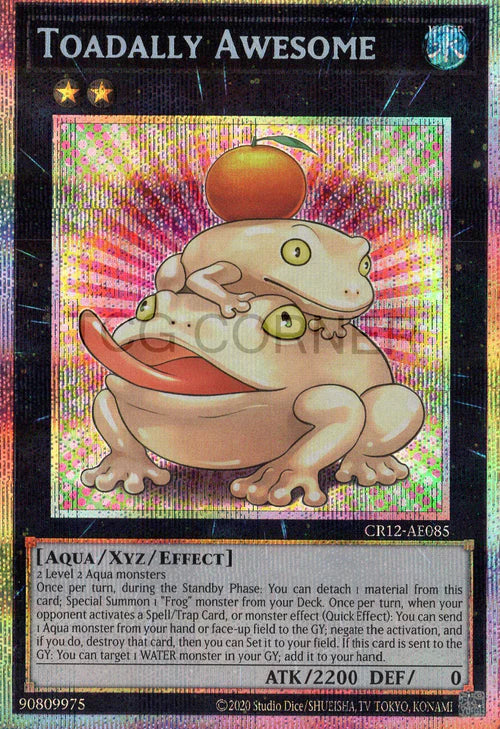 [遊戲王亞英] CR12-AE085 / 餅蛙 / 餅カエル/ Toadally Awesome / PSER