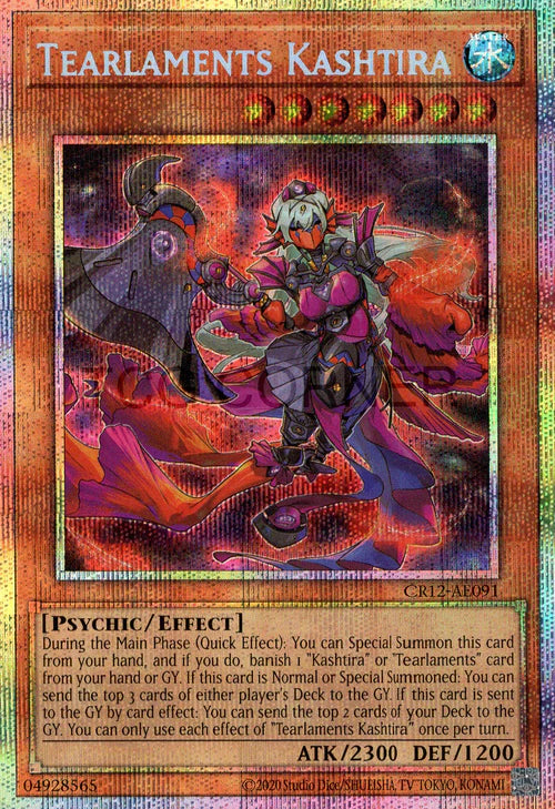 [遊戲王亞英] CR12-AE091 / 壹世壞 六世壞 / ティアラメンツ・クシャトリラ / Tearlaments Kashtira / PSER
