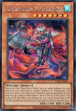 [遊戲王亞英] CR12-AE091 / 壹世壞 六世壞 / ティアラメンツ・クシャトリラ / Tearlaments Kashtira / SER