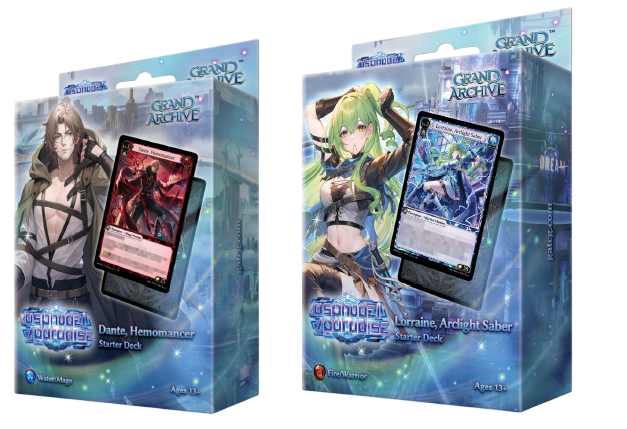 Grand Archive Starter Deck - Dante, Hemomancer & Lorraine, Arclight Saber