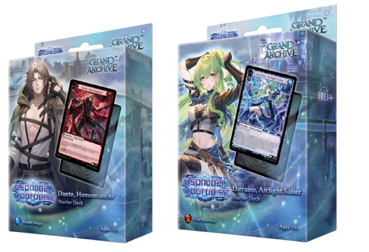 Grand Archive Starter Deck - Dante, Hemomancer & Lorraine, Arclight Saber
