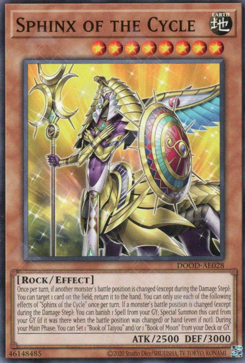 [遊戲王亞英] 轉輪的斯芬克斯 / 転輪のスフィンクス / Sphinx of the Cycle