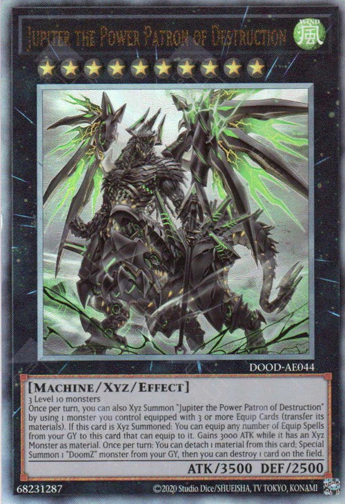 [遊戲王亞英] 壞獄神 朱比特 / 壊獄神ユピテル / Jupiter the Power Patron of Destruction