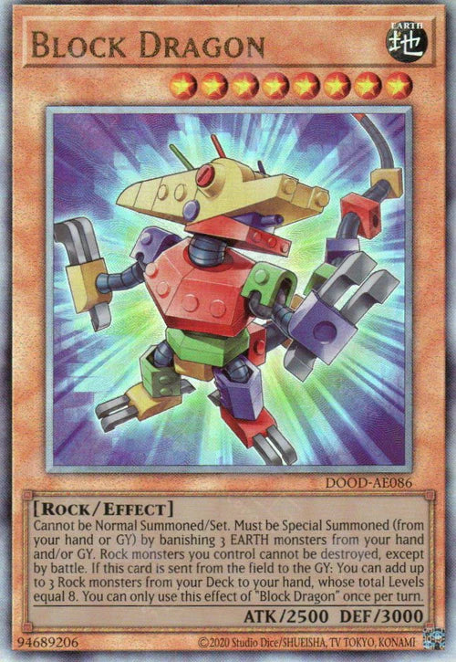 [遊戲王亞英] 積木龍 / ブロックドラゴン / Block Dragon