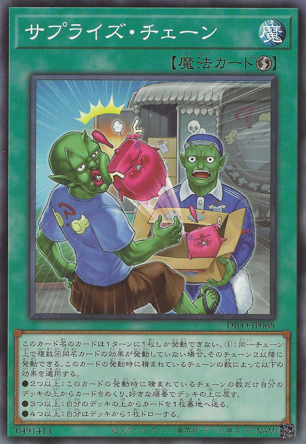 [遊戲王] 驚奇連鎖 / サプライズ·チェーン / Surprise Chain-Trading Card Game-TCG-Oztet Amigo