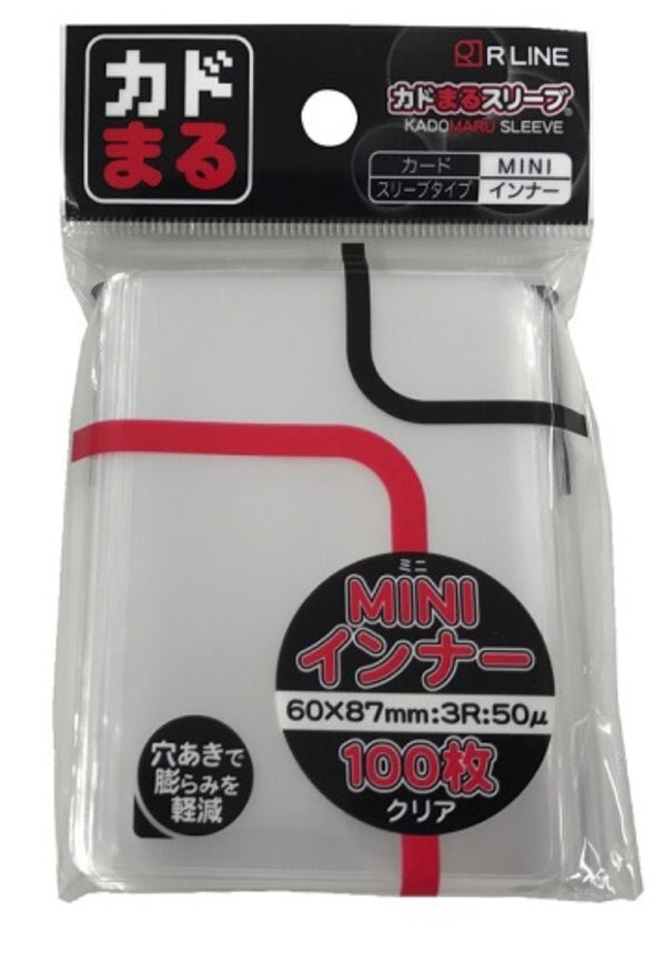 [卡牌週邊產品] KADOMARU Sleeves 100 - Mini Inner Clear-Trading Card Game-TCG-Oztet Amigo