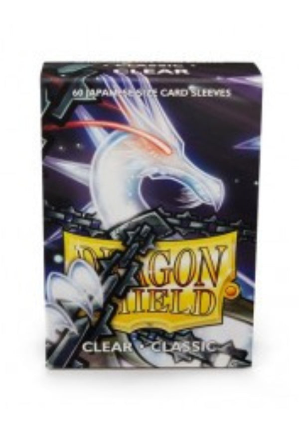 Dragon Shield 60 - Japanese size Deck Protector Sleeves - Clear-Oztet Amigo 