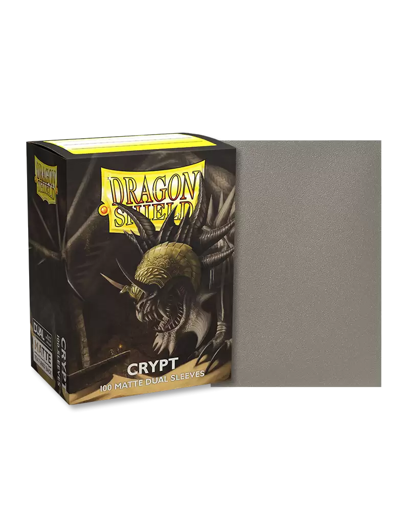 [卡牌週邊產品] Dragon Shield 100 - Standard Deck Protector Sleeves - Dual Matte - Crypt (Neonen)-Trading Card Game-TCG-Oztet Amigo