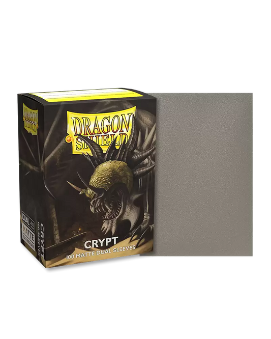 [卡牌週邊產品] Dragon Shield 100 - Standard Deck Protector Sleeves - Dual Matte - Crypt (Neonen)-Trading Card Game-TCG-Oztet Amigo