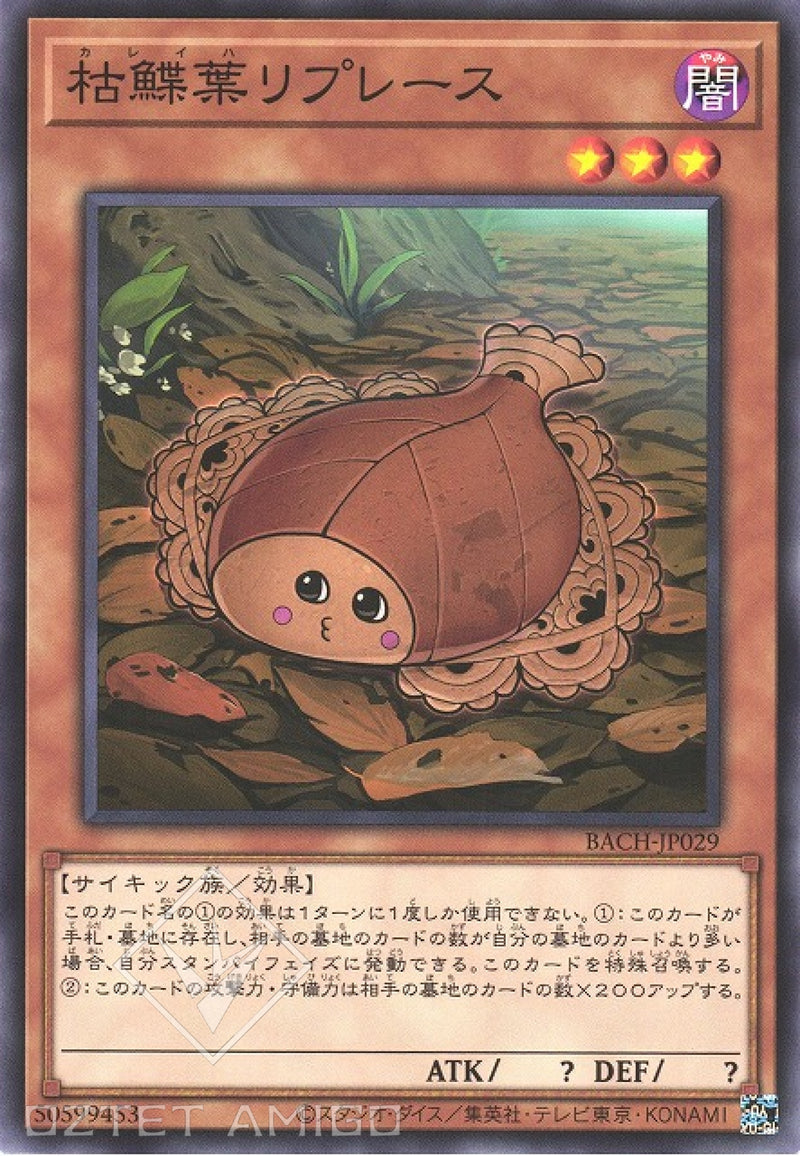 [遊戲王] 枯鰈葉 替換者 / 枯鰈葉リプレース / Leafplace Plaice-Trading Card Game-TCG-Oztet Amigo