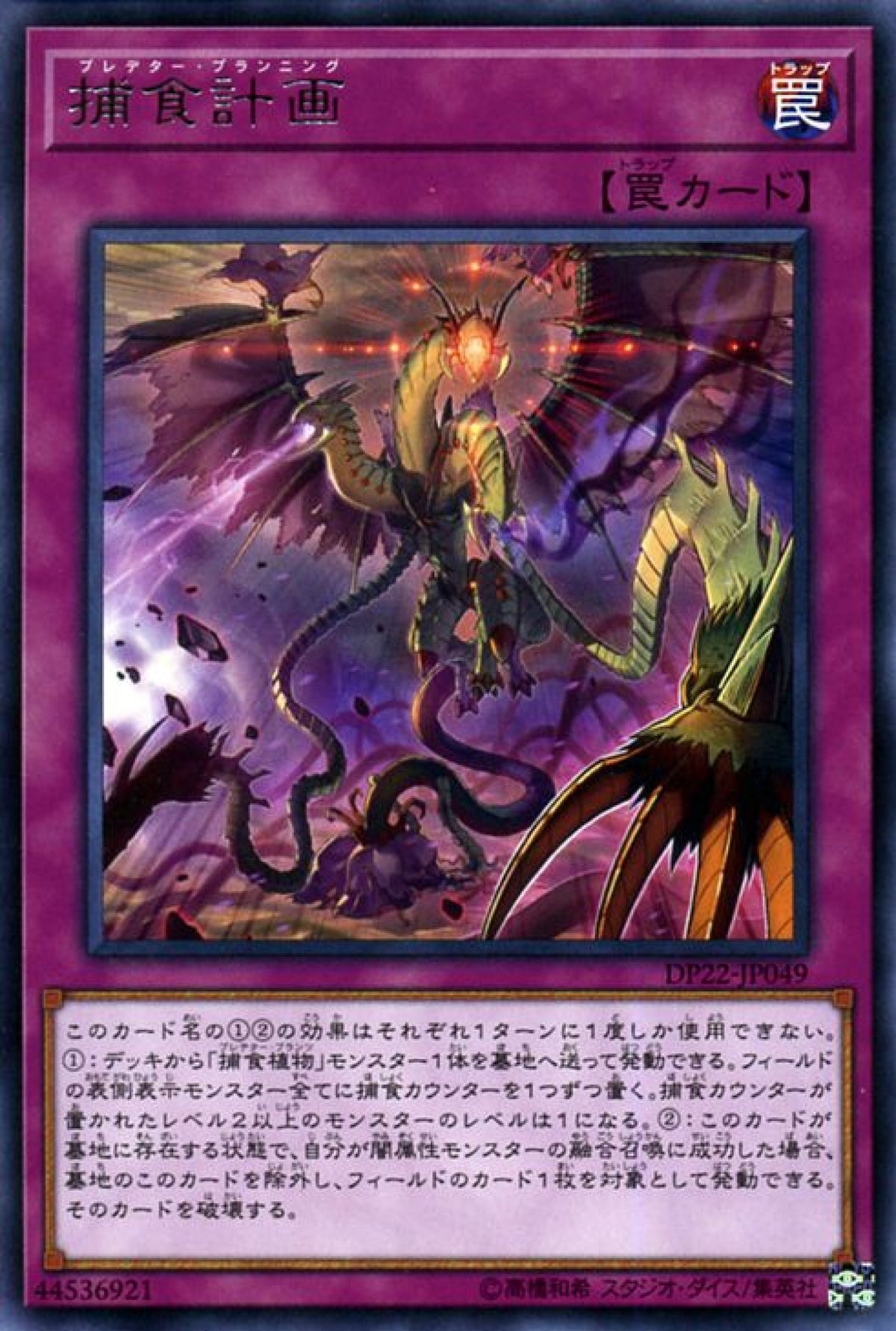 [遊戲王] 捕食計畫 / 捕食計画 / Predaplanning-Trading Card Game-TCG-Oztet Amigo