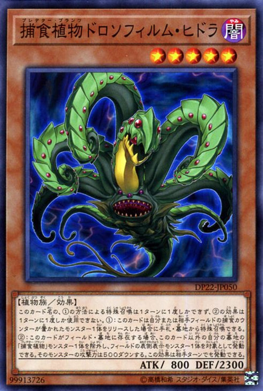 [遊戲王] 捕食植物黏蟲草九頭蛇 / 捕食植物ドロソフィルム·ヒドラ / Predaplant Drosophyllum Hydra-Trading Card Game-TCG-Oztet Amigo