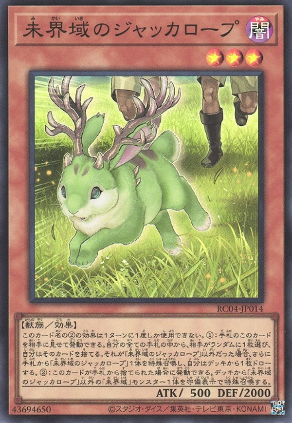 [遊戲王] 未界域之鹿角兔 / 未界域のジャッカロープ / Danger!? Jackalope?-Trading Card Game-TCG-Oztet Amigo