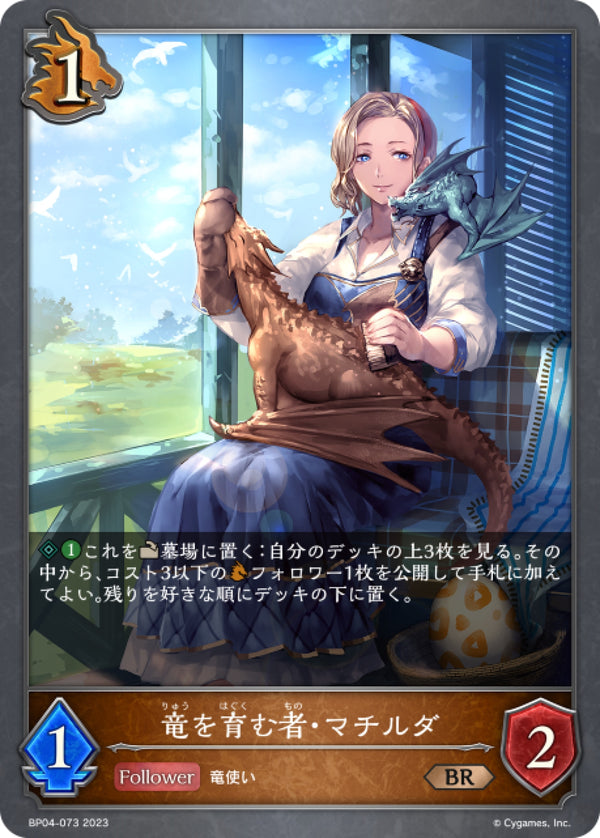 [Shadowverse]  育龍者·瑪蒂達 /   竜を育む者・マチルダ-Trading Card Game-TCG-Oztet Amigo