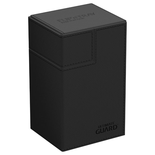 [卡牌週邊產品] Ultimate Guard 80+ Xenoskin Flip n Tray Deck Case Box [黑色]-Trading Card Game-TCG-Oztet Amigo