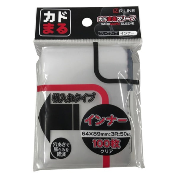 [卡牌週邊產品] KADOMARU Sleeves 100 - Inner Clear [側入]-Trading Card Game-TCG-Oztet Amigo